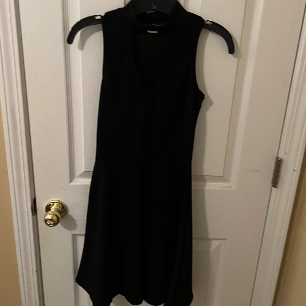 🥰3/$25😍 Black cotton high neck dress.